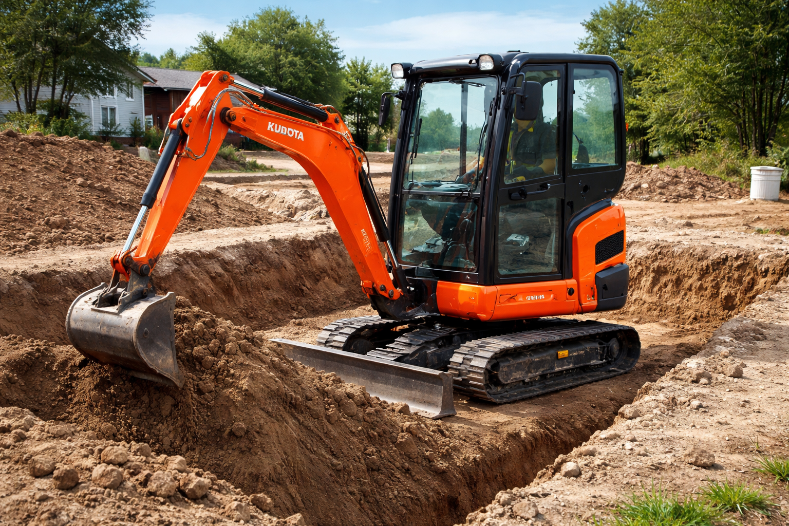 Czy można wykopać fundamenty minikoparką?